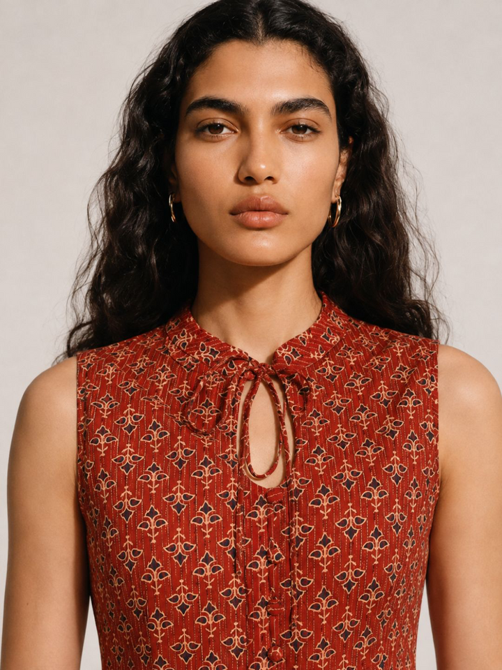 Veda  Neck-Tie Vest