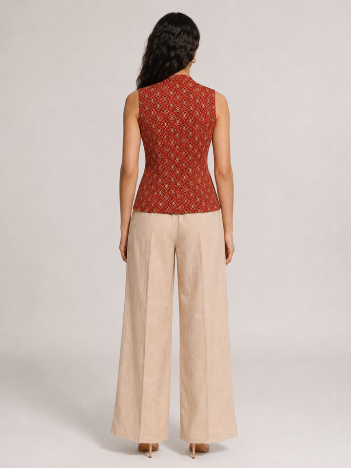 Veda  Neck-Tie Vest