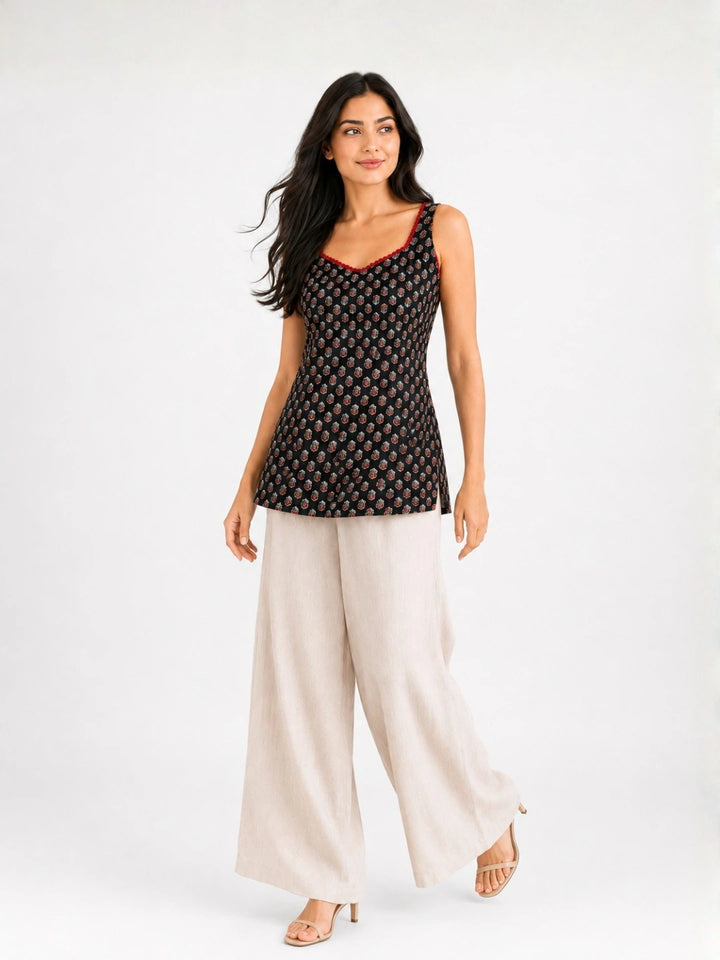 Vibha Black Top