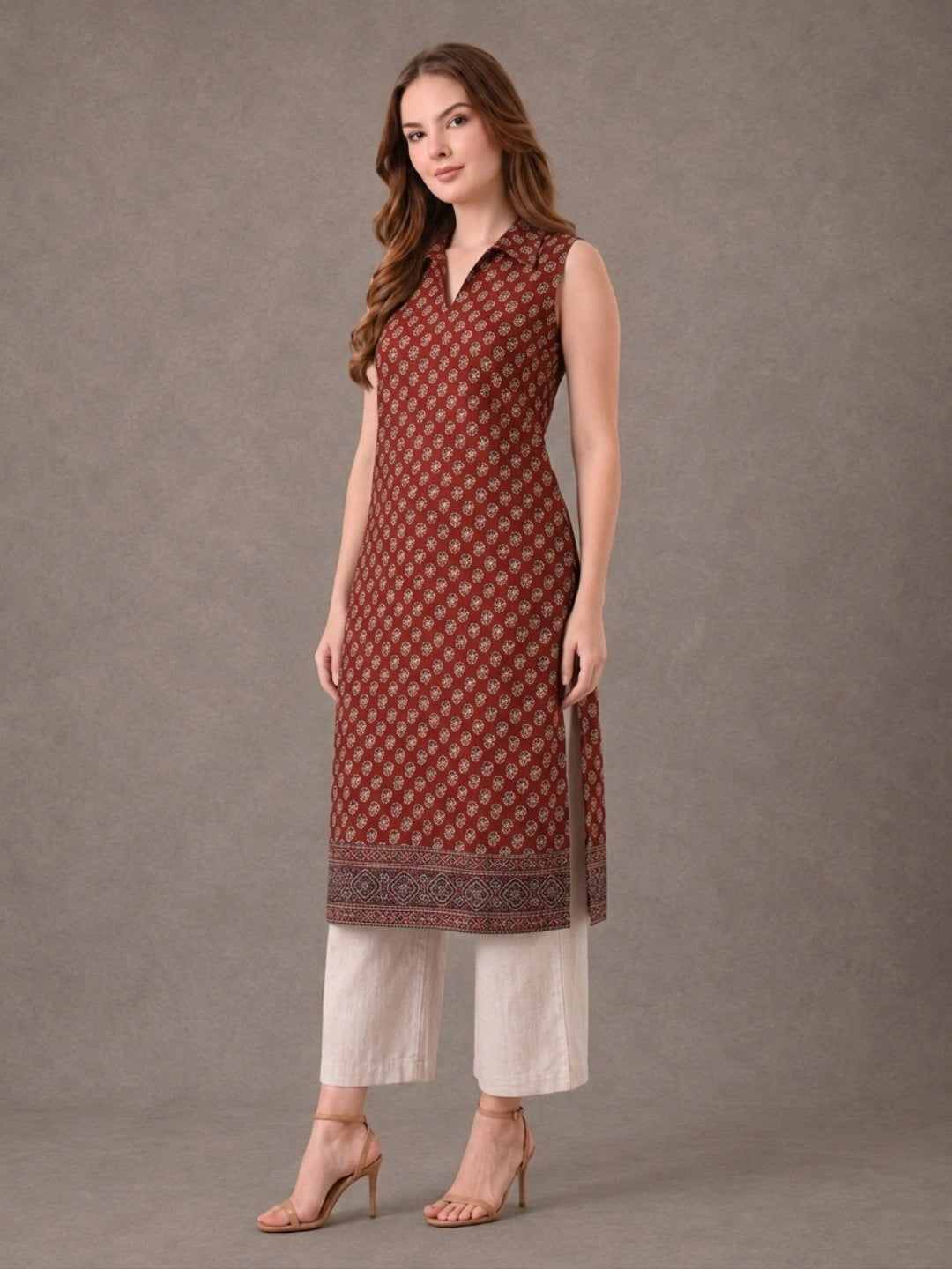 Mahira Red Kurta