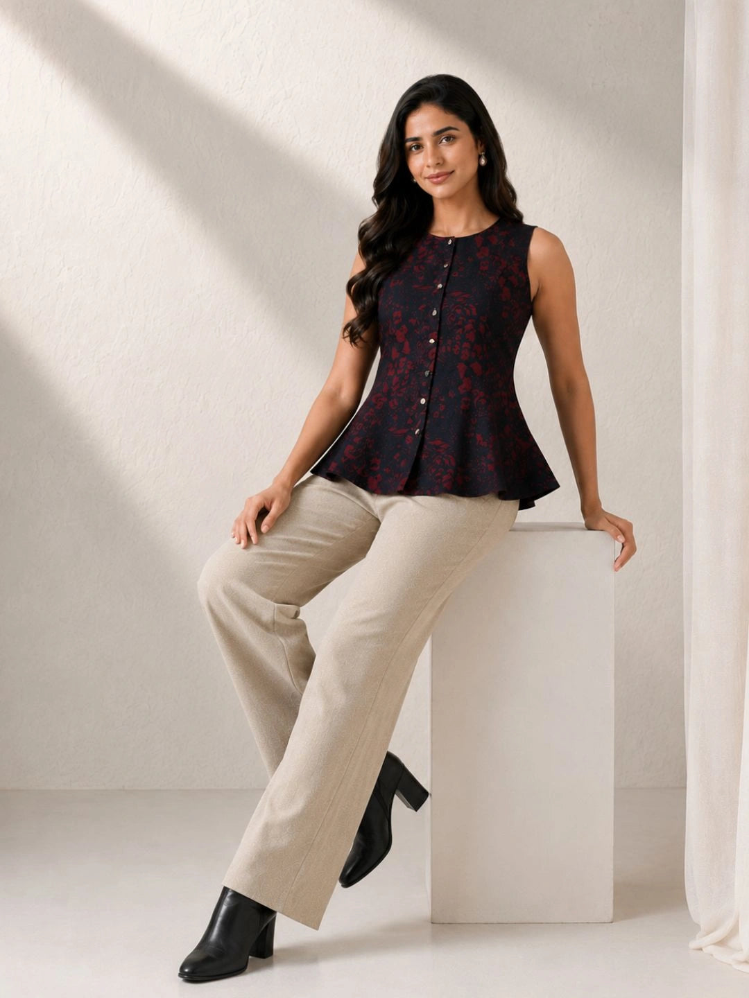 Surmayi Scarlet Vest
