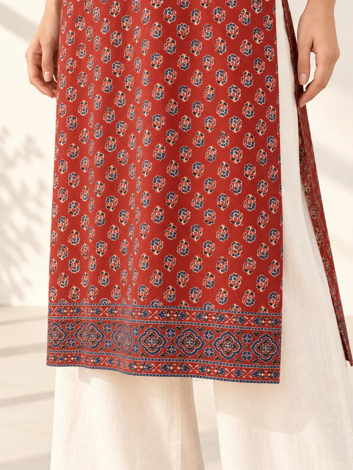 Mahira Red Kurta