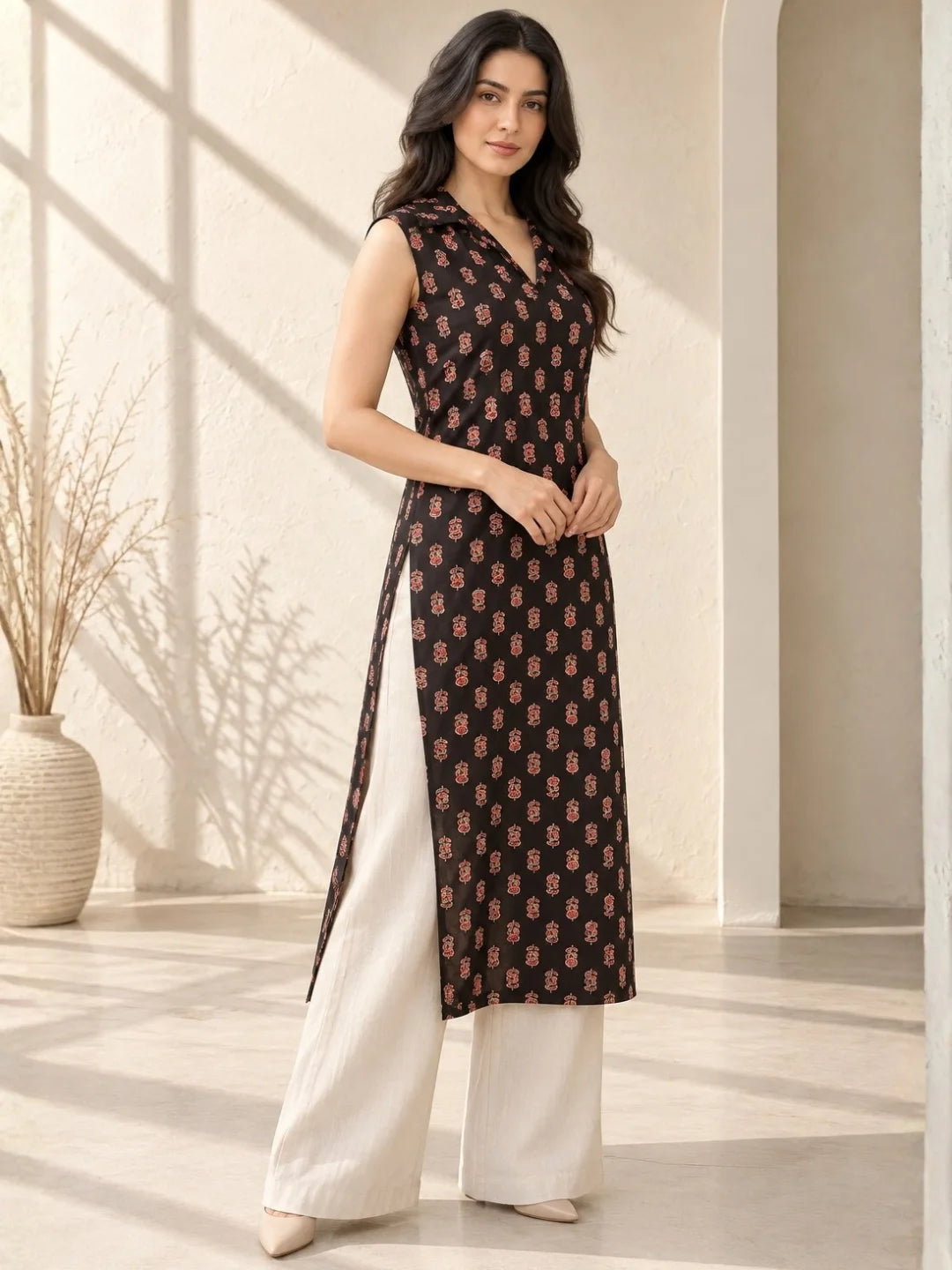 Arshiya Black Kurta