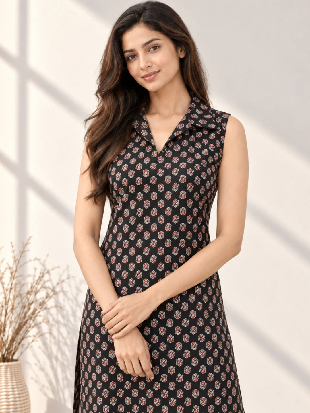 Avira Black Kurta