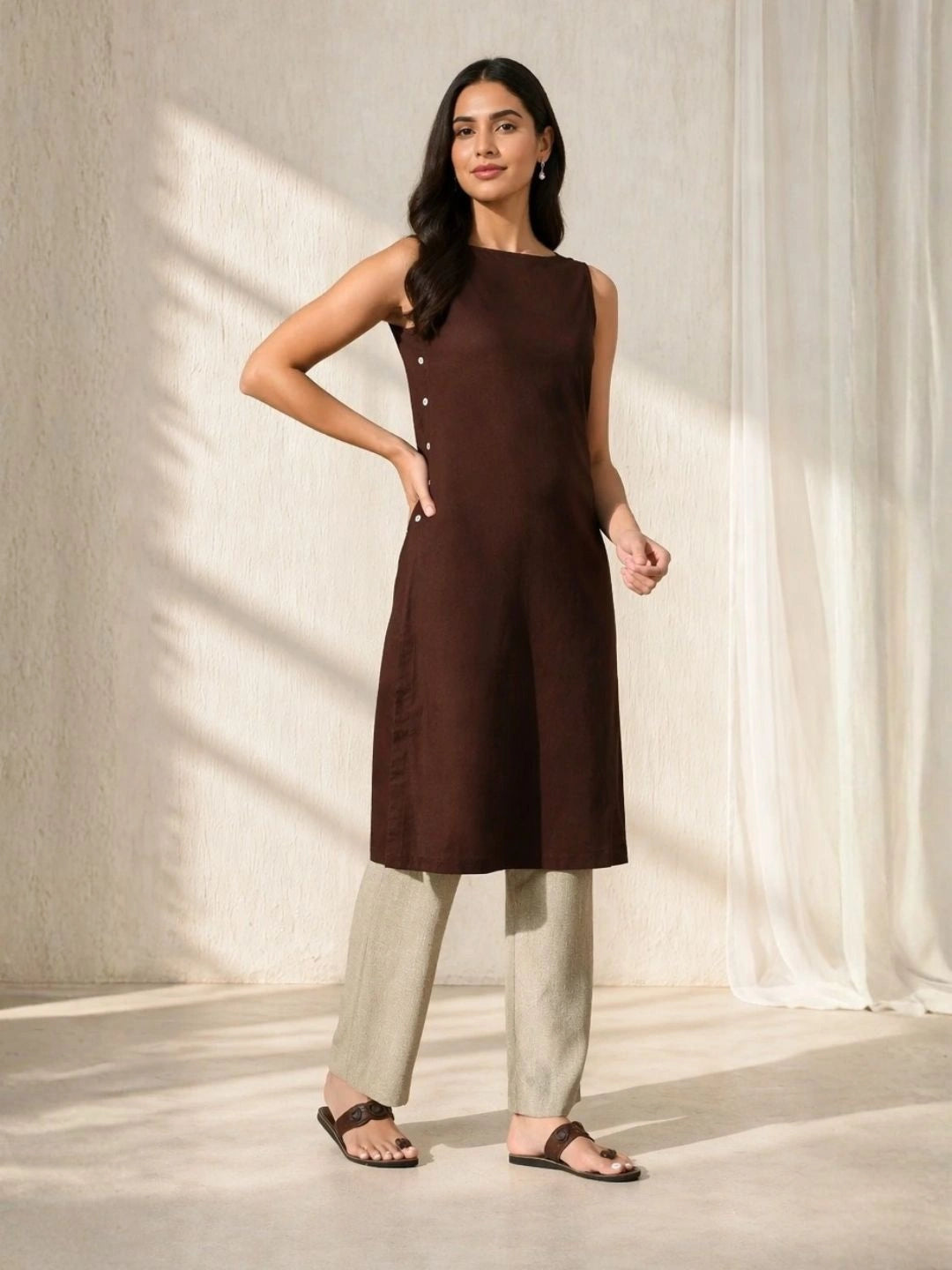Angira Buttonline Kurti