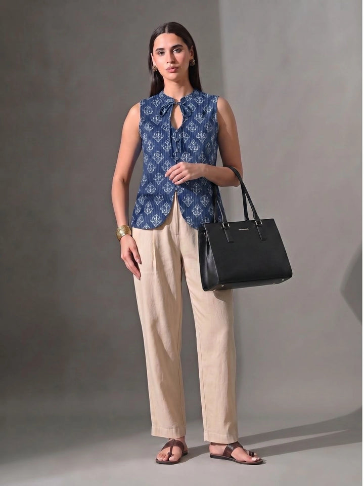 Kaya  Neck-Tie Vest