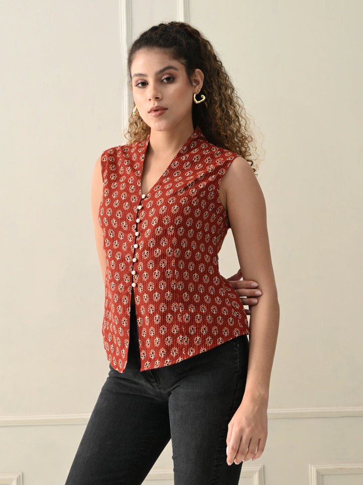 Mystic Maroon Vest
