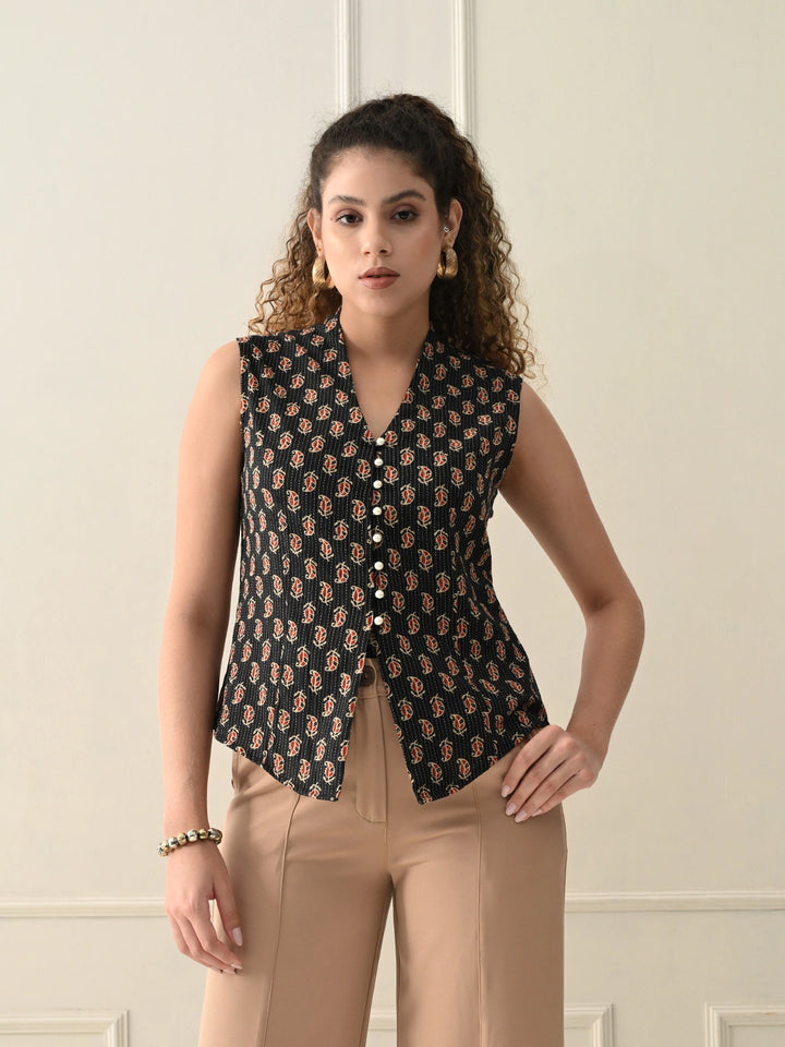 Paisley Bloom Vest
