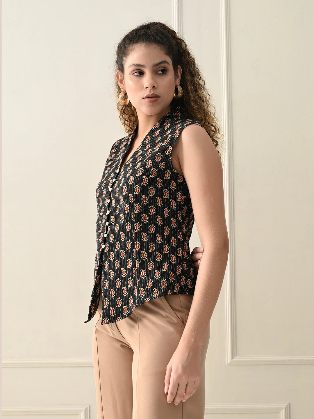Paisley Bloom Vest