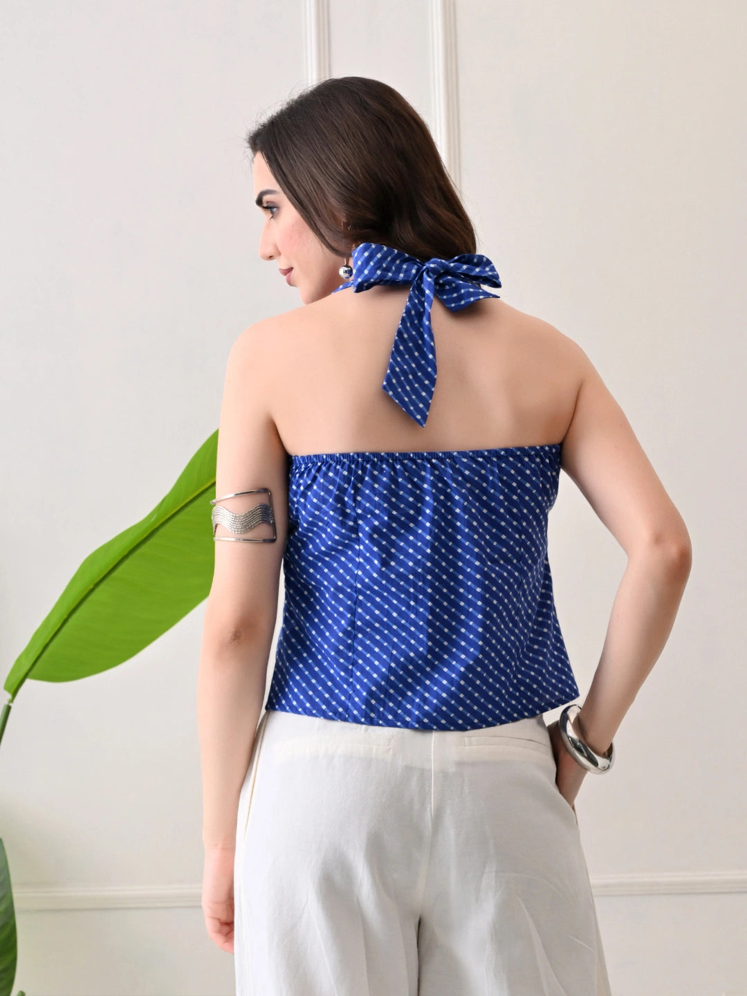 Indigo Sweep Top