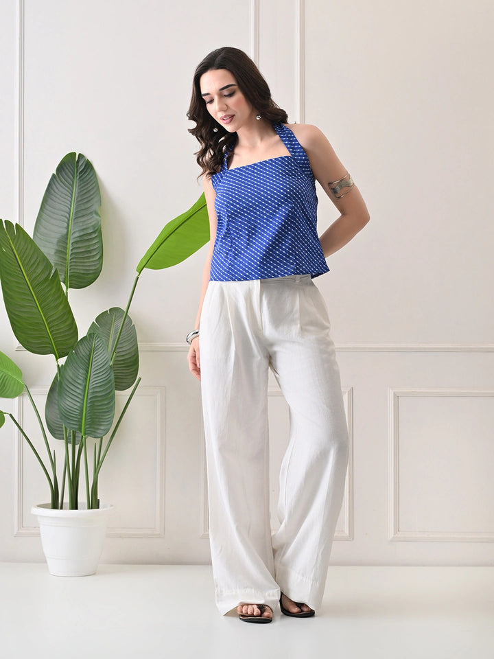 Indigo Sweep Top