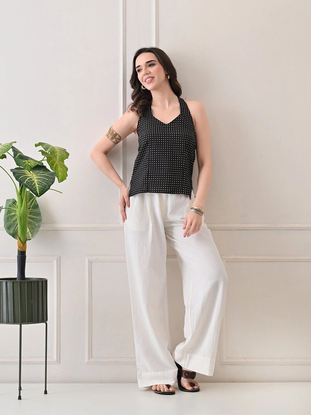 Saanjh Noir Top