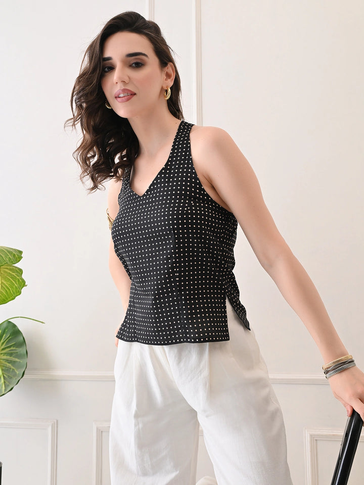 Saanjh Noir Top