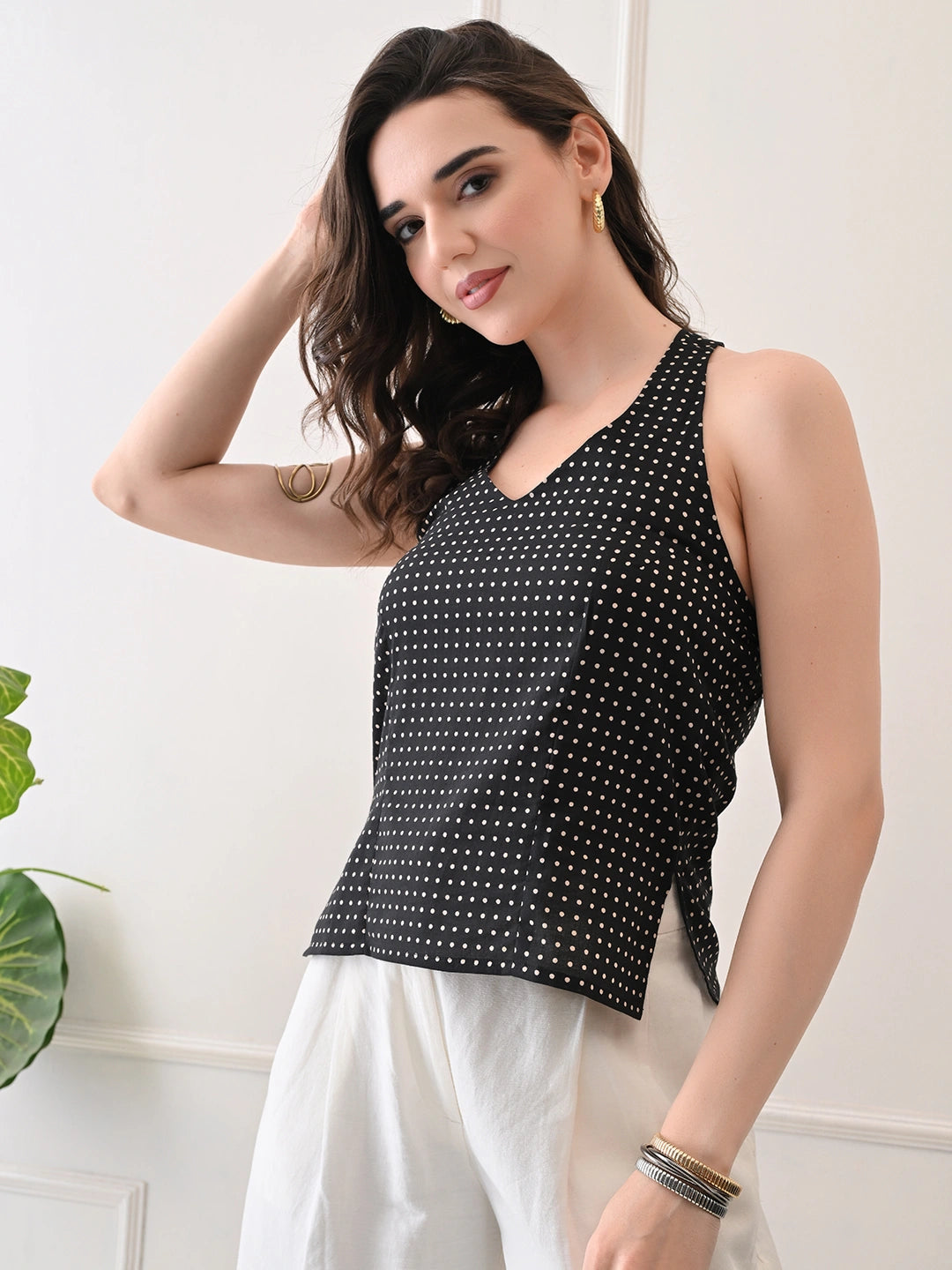 Saanjh Noir Top