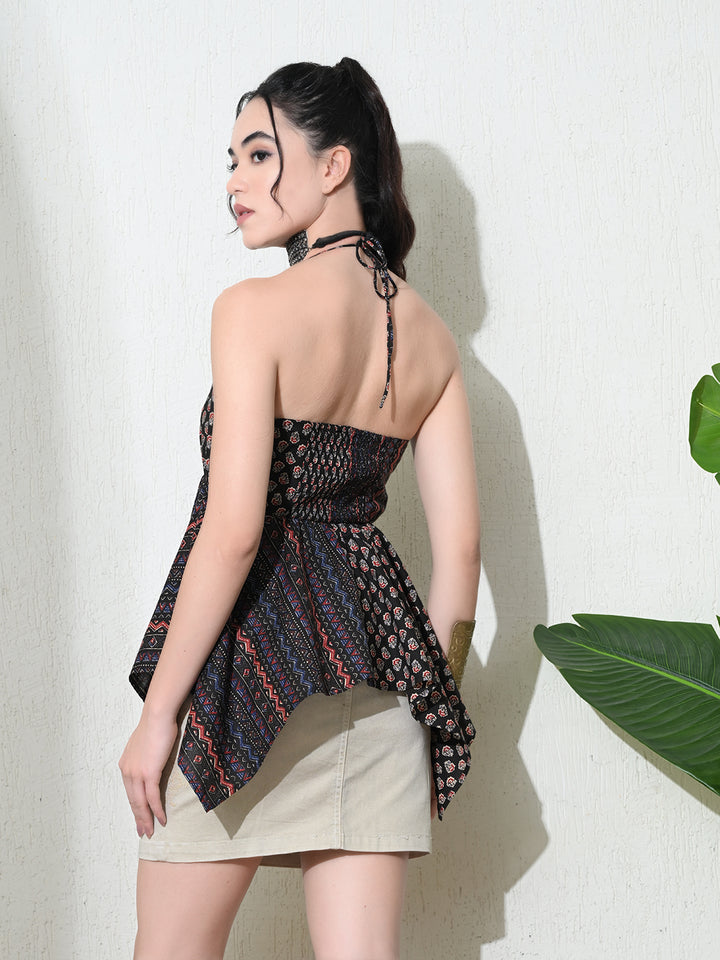 Kalamkari Noir Top