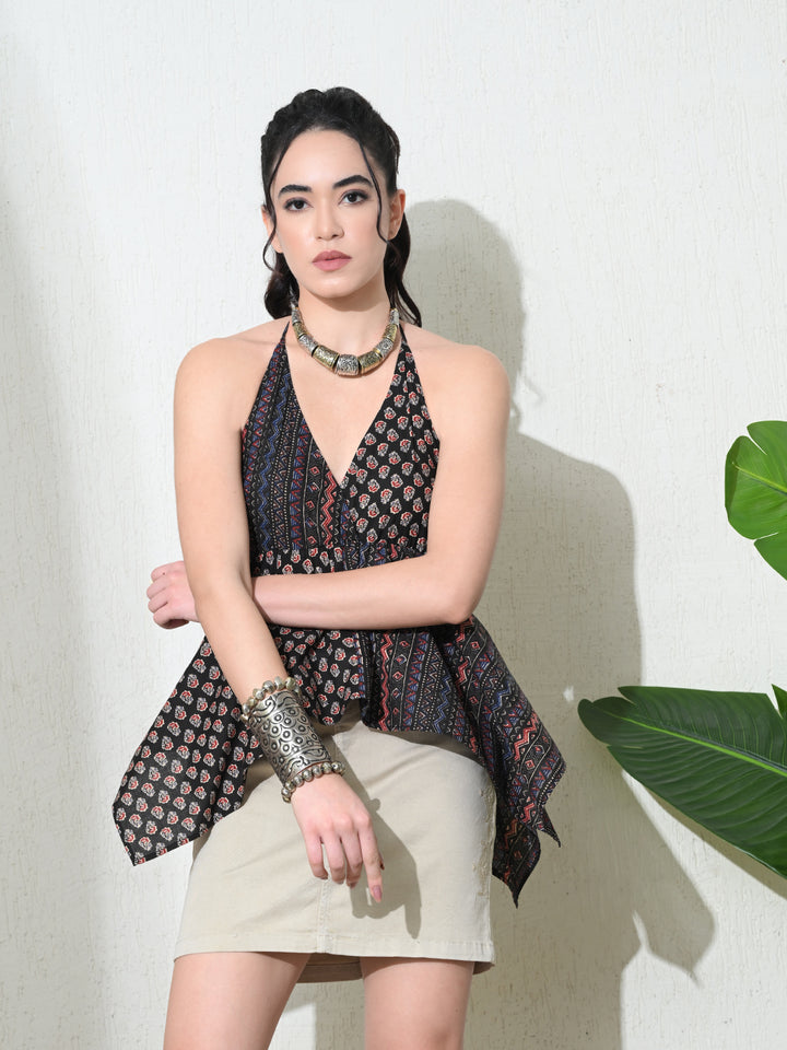 Kalamkari Noir Top