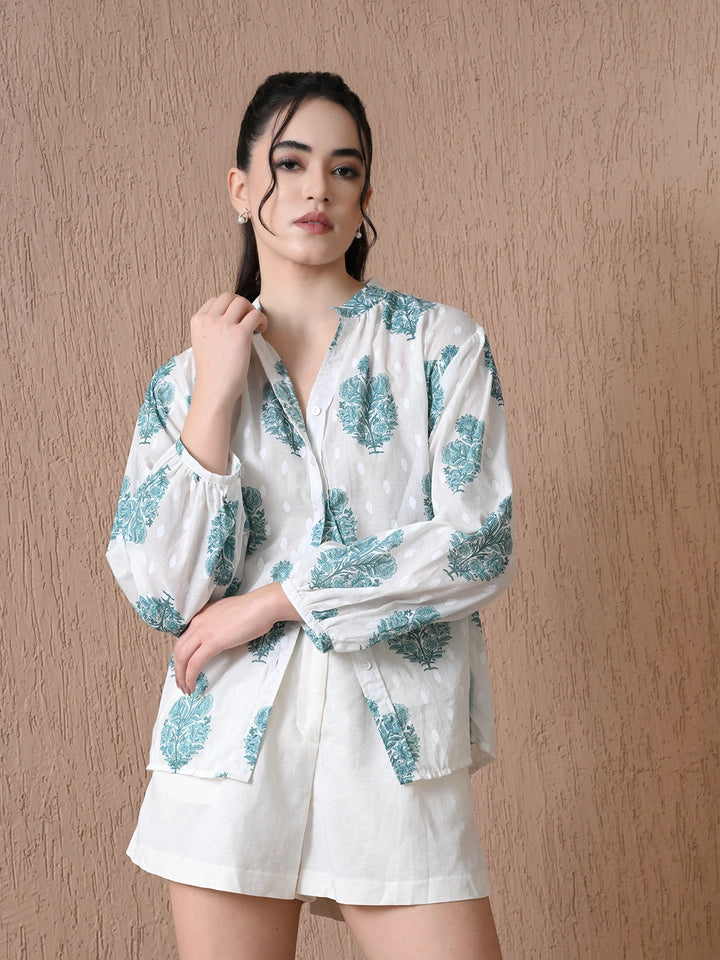 Indie Teal Shirt