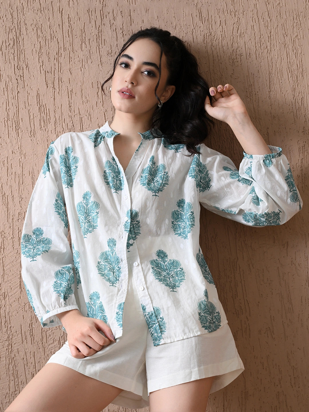 Indie Teal Shirt