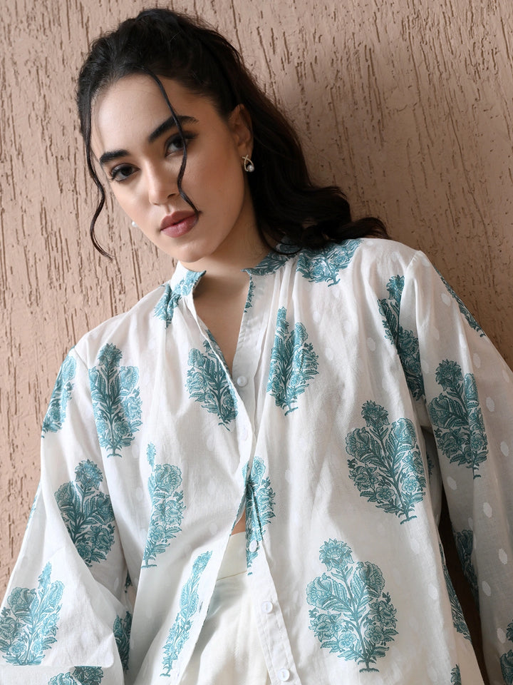 Indie Teal Shirt