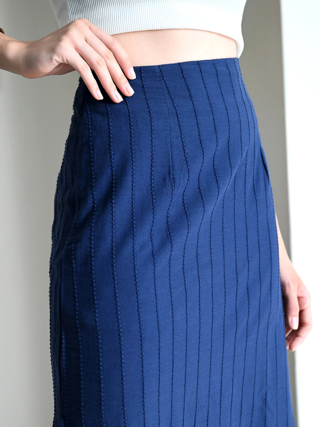 Navy Breeze Skirt