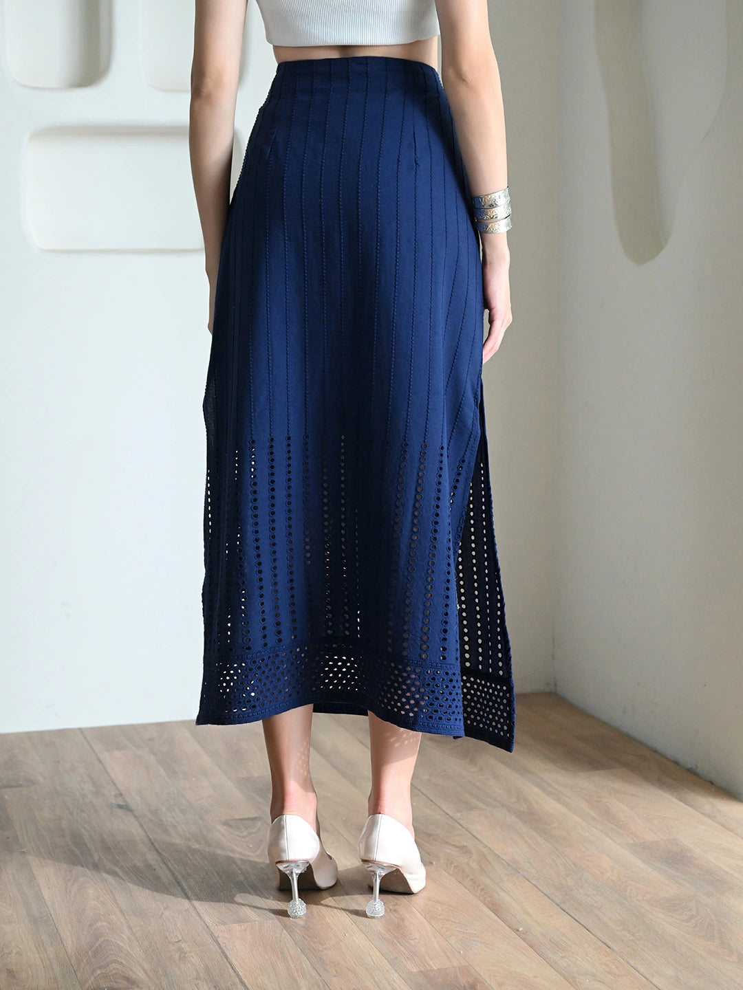 Navy Breeze Skirt