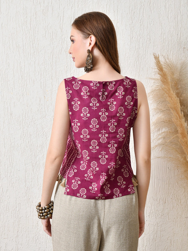 Vivid Tassel Top