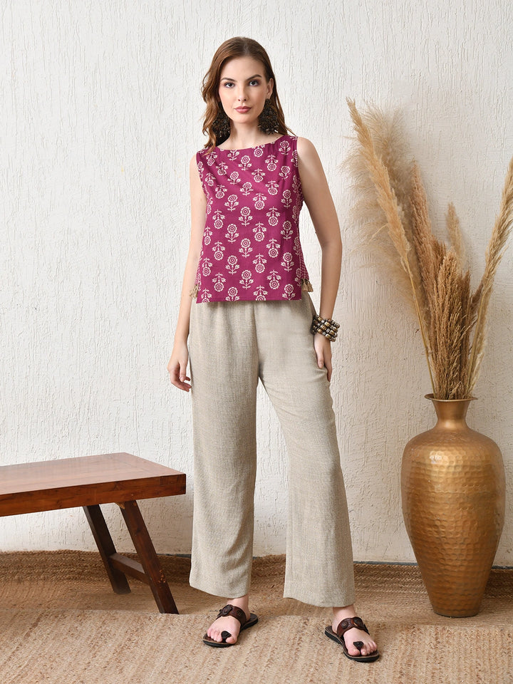Vivid Tassel Top
