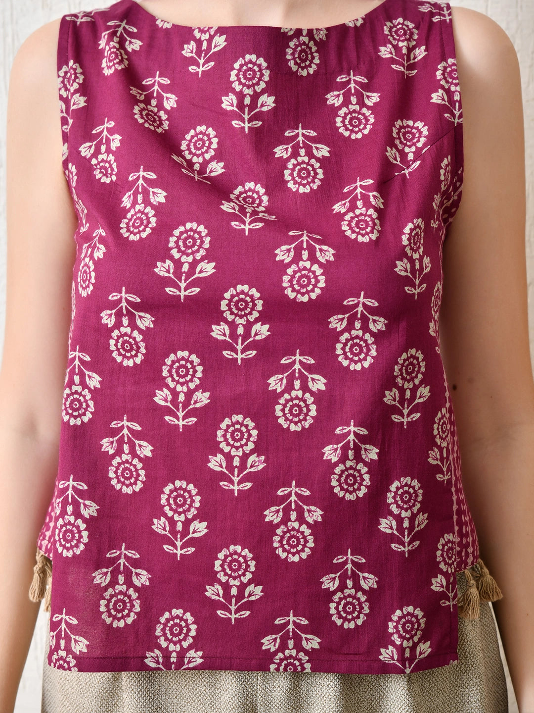 Vivid Tassel Top
