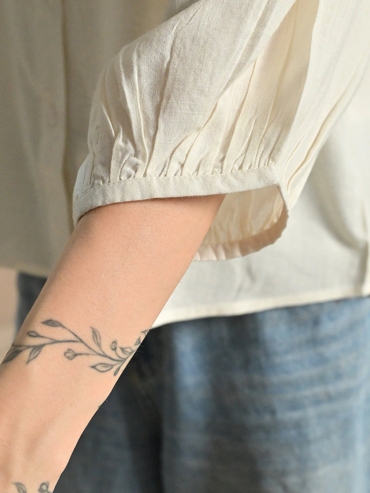 Bare Cream Raglan Shirt