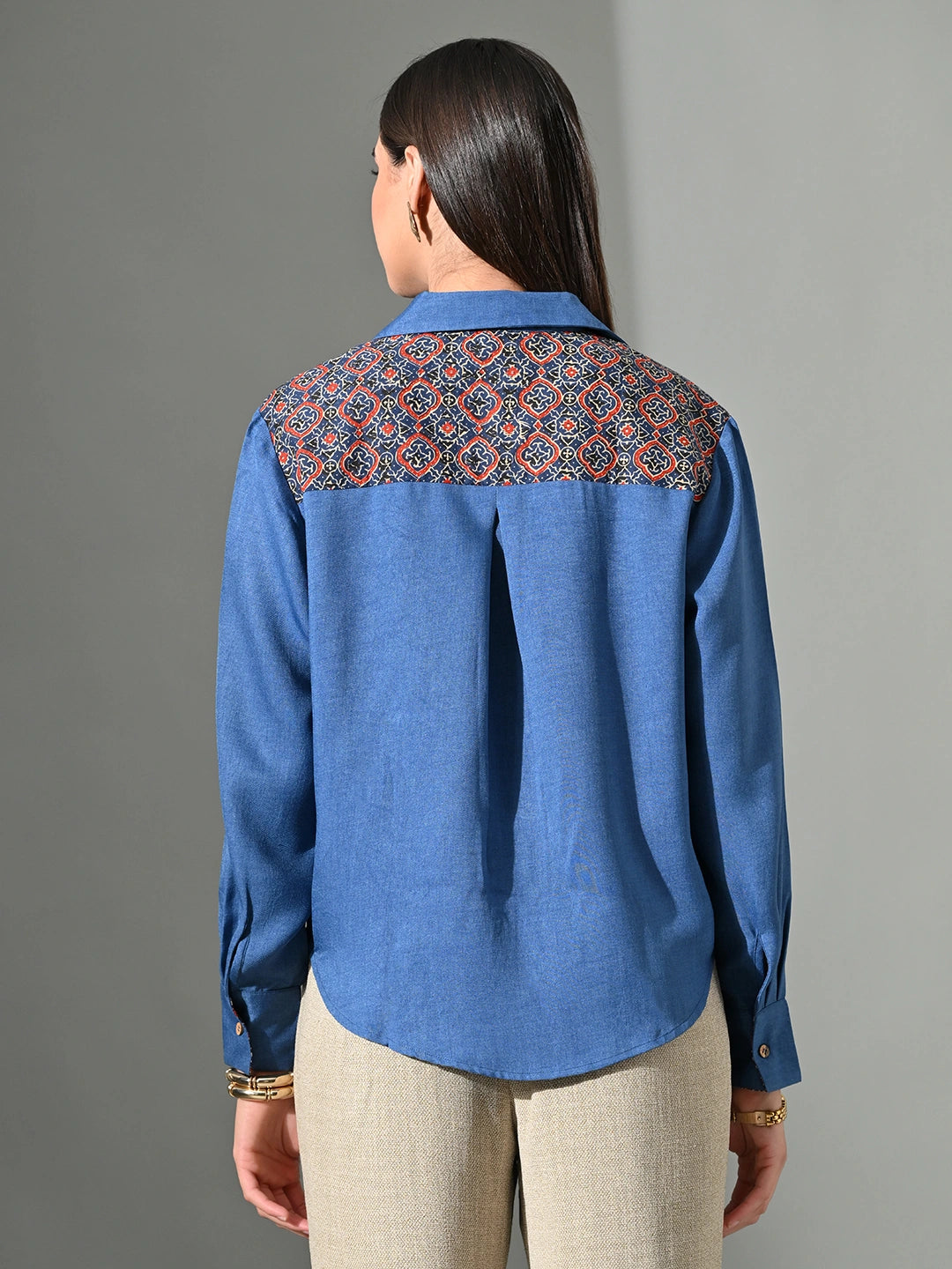 Mehr Blue Chitra Shirt