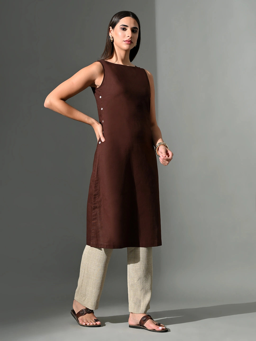 Angira Buttonline Kurti