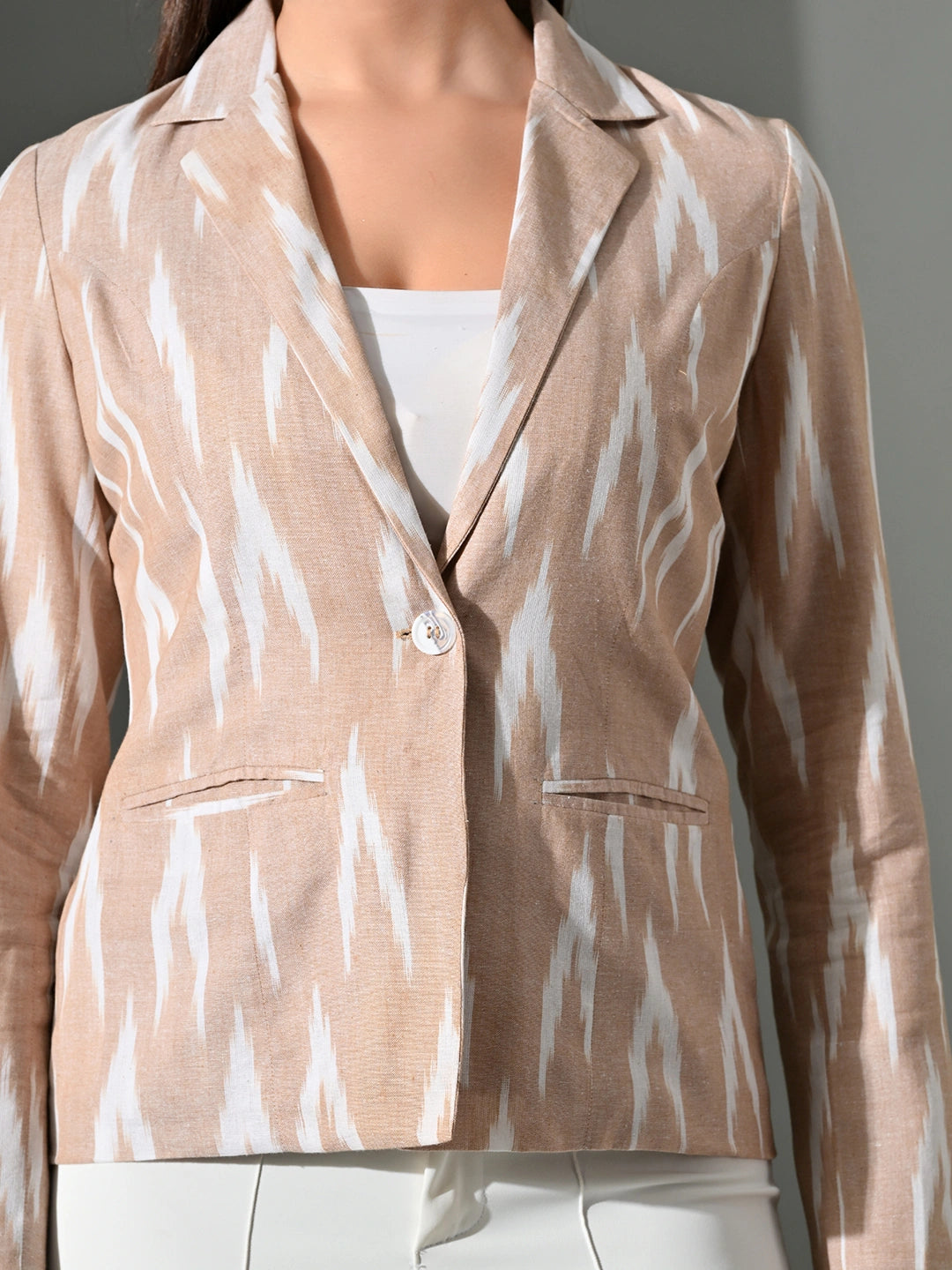 Reet Rang Ikkat Blazer