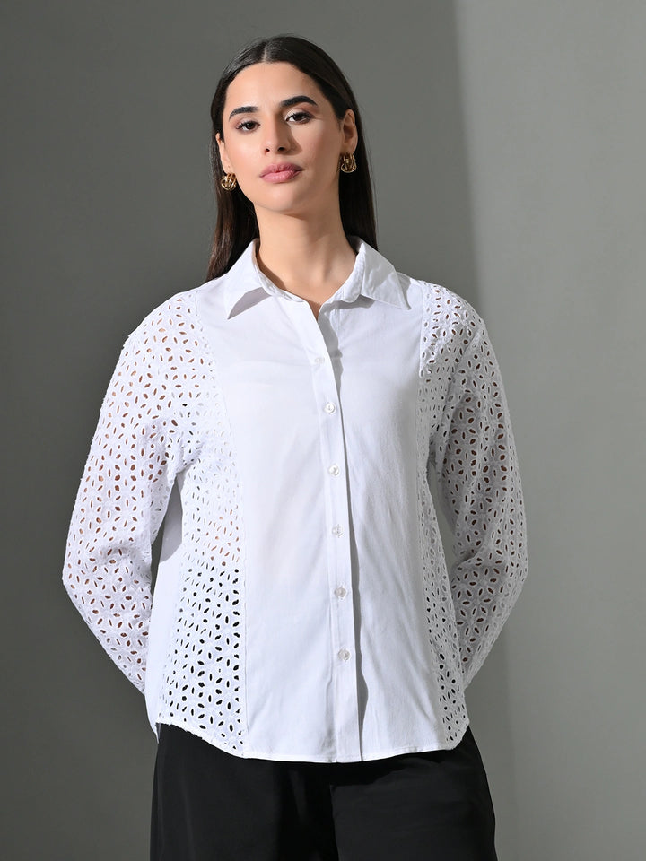 Sunlit Eyelet Shirt