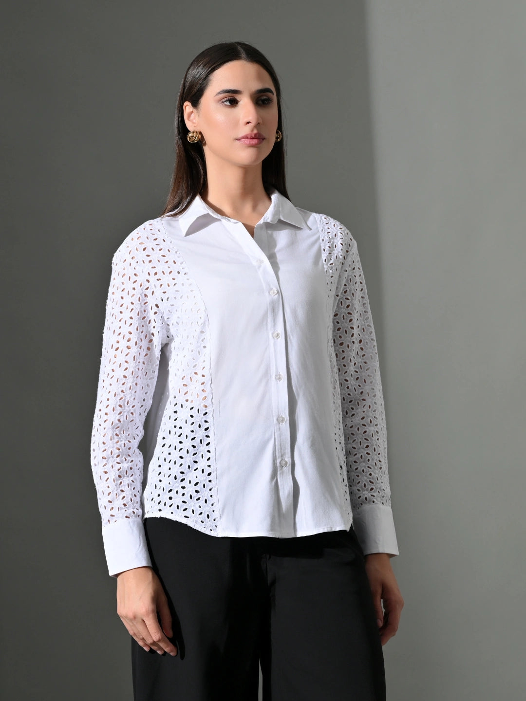 Sunlit Eyelet Shirt