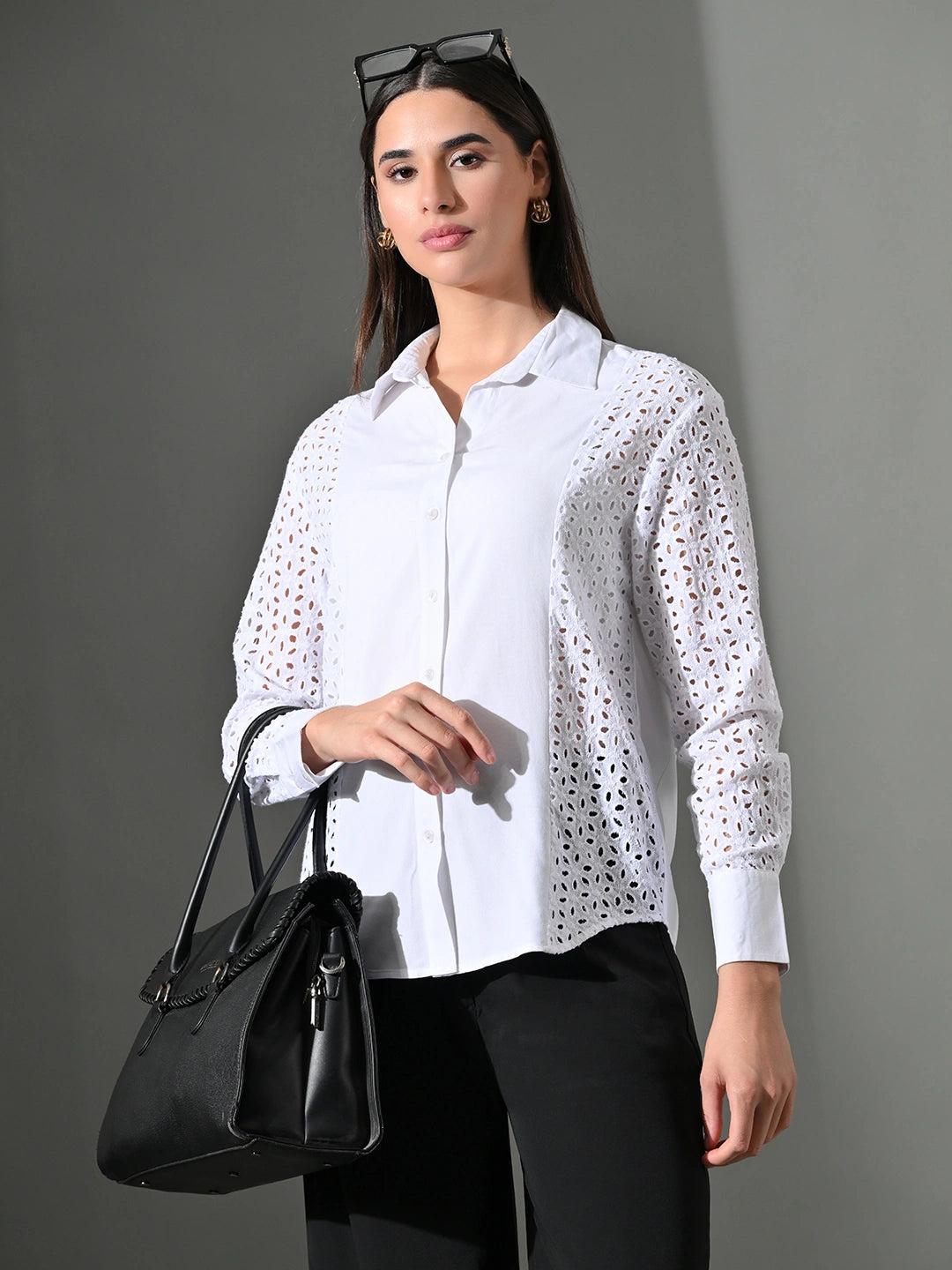 Sunlit Eyelet Shirt