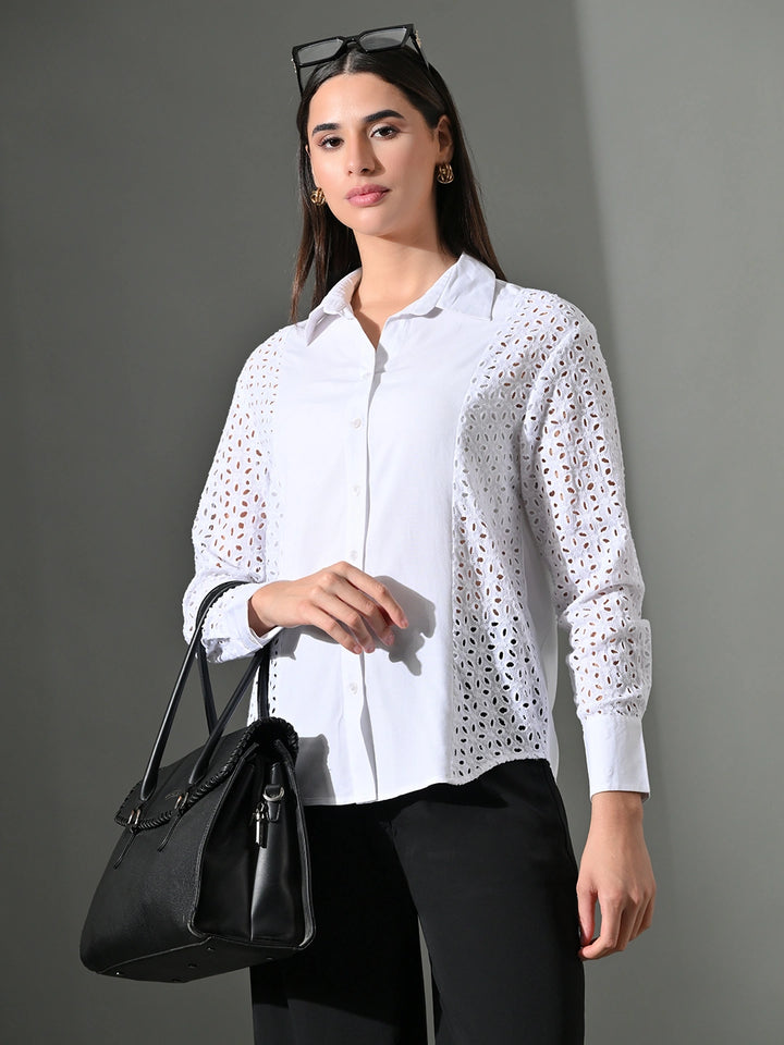 Sunlit Eyelet Shirt