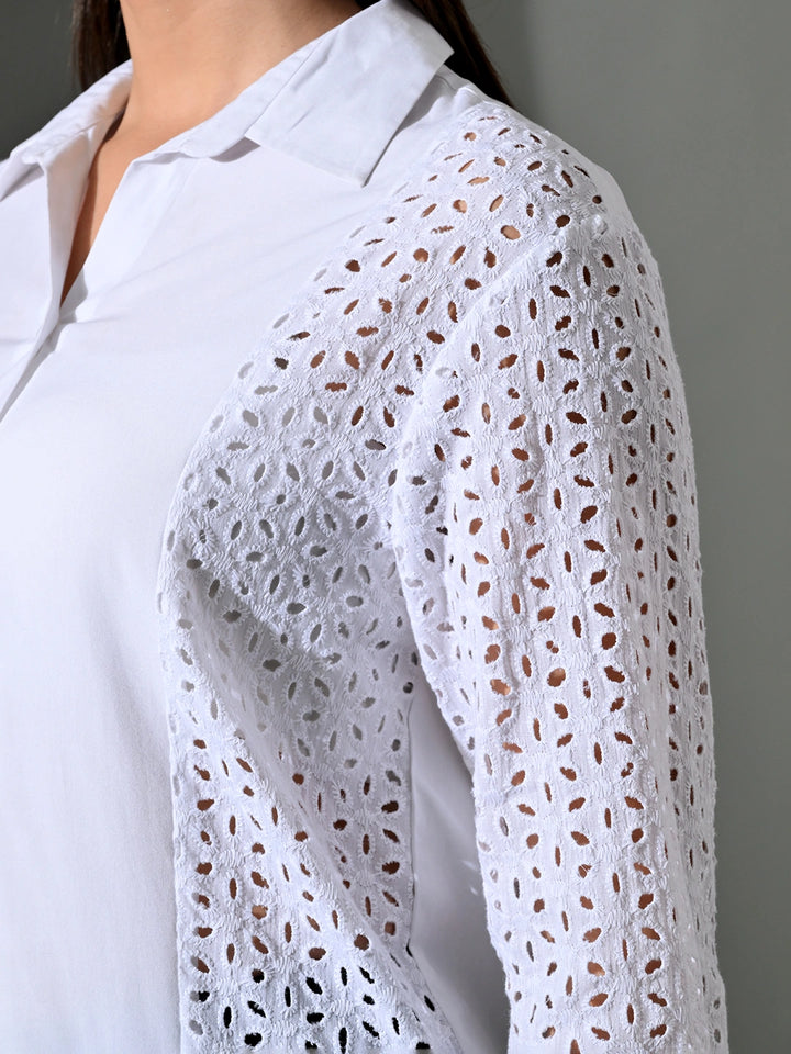 Sunlit Eyelet Shirt