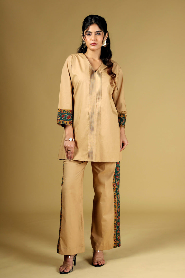 Terra Elegance Bordered Kurti Set