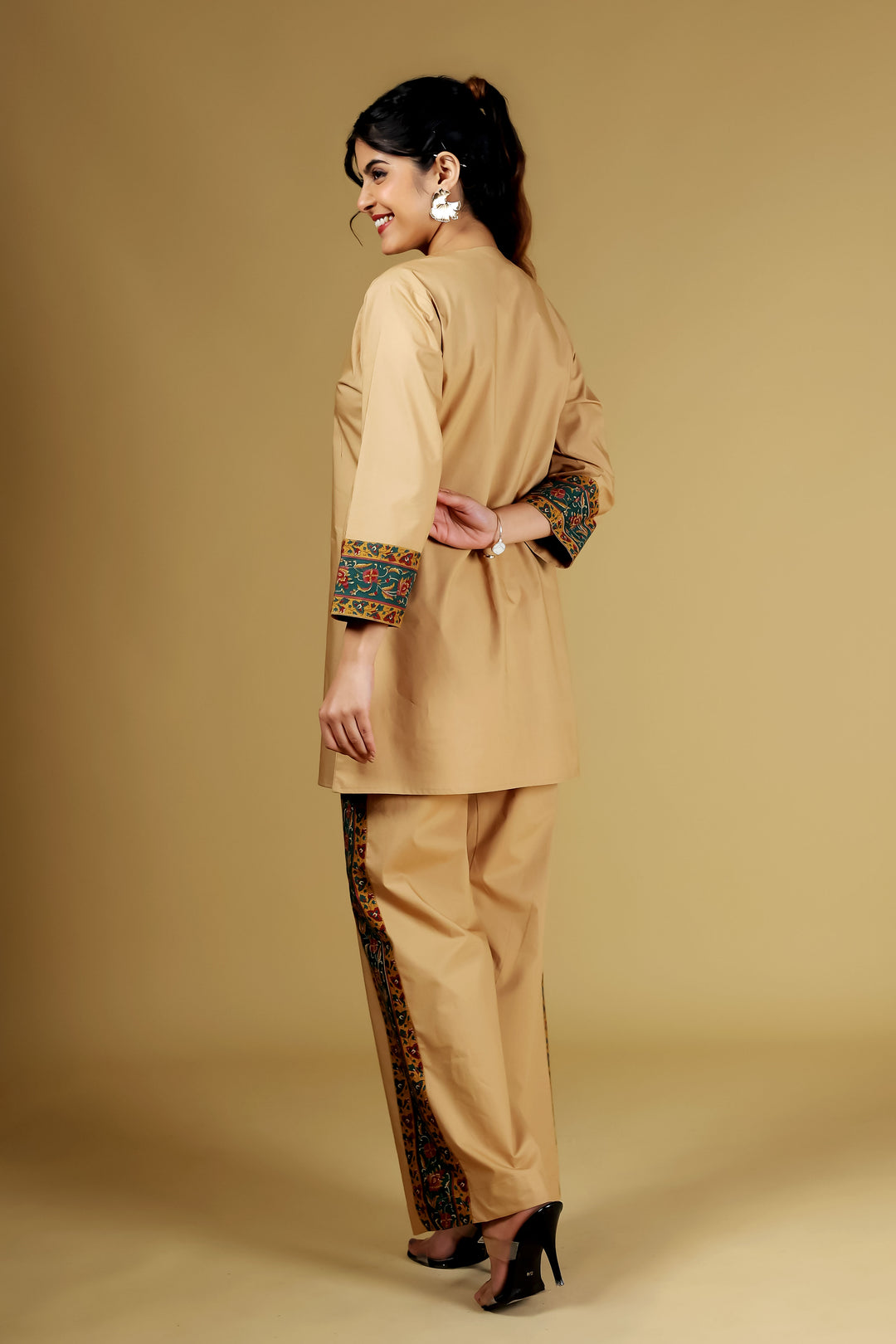 Terra Elegance Bordered Kurti Set