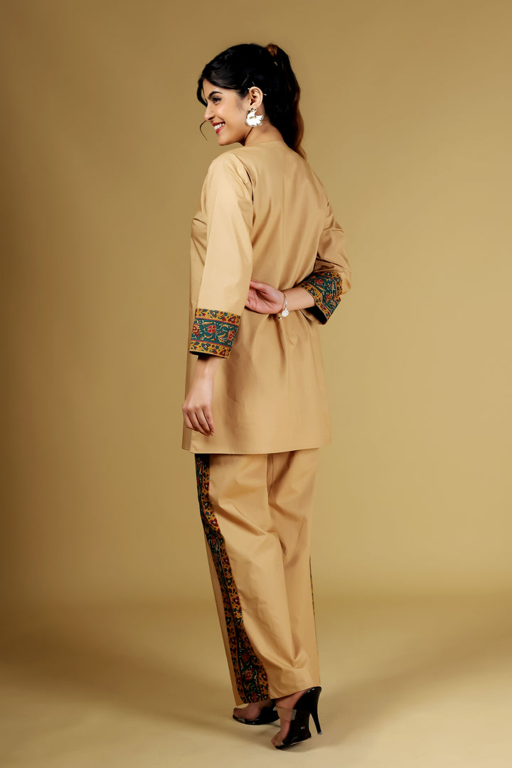 Terra Elegance Bordered Kurti Set