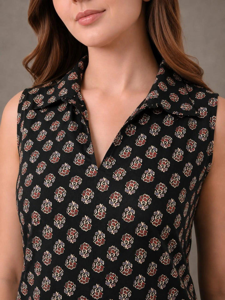Avira Black Kurta